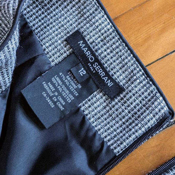 Brand New Mario Serrani Italian designed Skirt, Straight style, size 12 - Picture 4 of 8